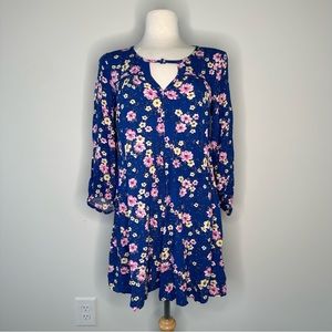 ❗️FINAL PRICE CLOSET CLOSING American Eagle Outfitters Blue Floral Dress